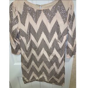 Chevron Sequin Dress
